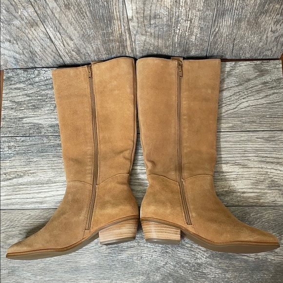 NWOT Jack Rogers Sawyer riding boots suede 8M - Picture 7 of 16